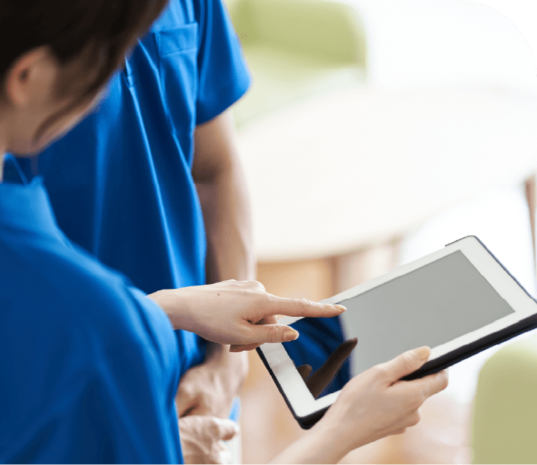 現場を支援するコンサルティングの様子